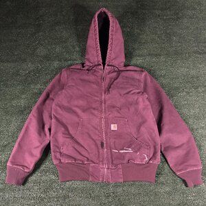 Carhartt Burgundy and Purple Jacket